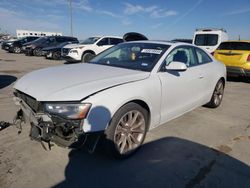 Vehiculos salvage en venta de Copart Grand Prairie, TX: 2013 Audi A5 Premium Plus