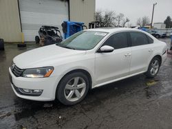 Vehiculos salvage en venta de Copart Woodburn, OR: 2012 Volkswagen Passat SE