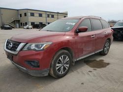 Salvage cars for sale from Copart Wilmer, TX: 2017 Nissan Pathfinder S