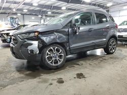 Salvage cars for sale at Ham Lake, MN auction: 2019 Ford Ecosport SES