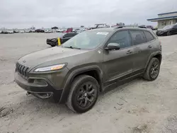 Salvage cars for sale at Earlington, KY auction: 2015 Jeep Cherokee Trailhawk
