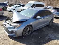 Salvage cars for sale at Marlboro, NY auction: 2022 Toyota Corolla SE