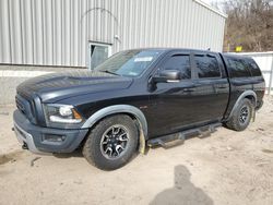 Salvage trucks for sale at West Mifflin, PA auction: 2016 Dodge RAM 1500 Rebel