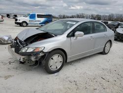 Honda Civic Hybrid salvage cars for sale: 2007 Honda Civic Hybrid