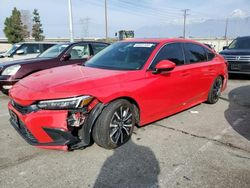 Salvage cars for sale from Copart Rancho Cucamonga, CA: 2022 Honda Civic EX