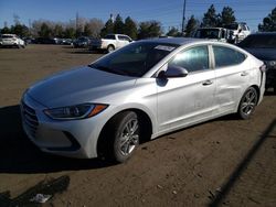 Hyundai Vehiculos salvage en venta: 2018 Hyundai Elantra SEL