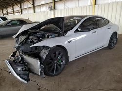 Salvage cars for sale at Phoenix, AZ auction: 2016 Tesla Model S