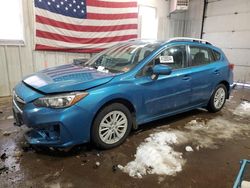 Salvage cars for sale from Copart Lyman, ME: 2017 Subaru Impreza Premium