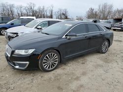 Lincoln MKZ Select salvage cars for sale: 2017 Lincoln MKZ Select