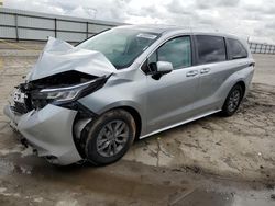 Salvage cars for sale at Fresno, CA auction: 2021 Toyota Sienna LE