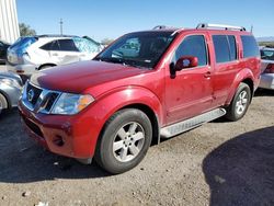 Salvage cars for sale at Tucson, AZ auction: 2012 Nissan Pathfinder S