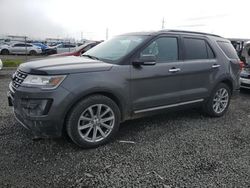 Salvage cars for sale at Eugene, OR auction: 2016 Ford Explorer Limited