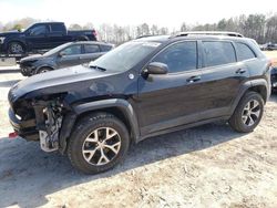 Jeep Cherokee salvage cars for sale: 2017 Jeep Cherokee Trailhawk