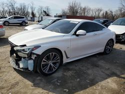 Salvage cars for sale at Baltimore, MD auction: 2018 Infiniti Q60 Pure