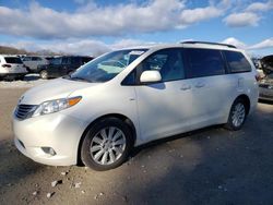 Salvage cars for sale at West Warren, MA auction: 2017 Toyota Sienna XLE