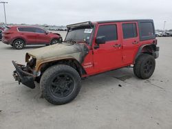 Salvage cars for sale from Copart Wilmer, TX: 2011 Jeep Wrangler Unlimited Sport