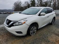 Salvage cars for sale from Copart Concord, NC: 2017 Nissan Murano S