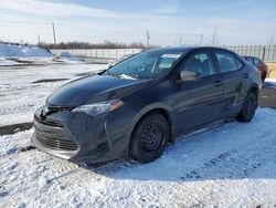 Vehiculos salvage en venta de Copart Ontario Auction, ON: 2018 Toyota Corolla L