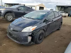 Salvage cars for sale from Copart Brighton, CO: 2013 Toyota Prius