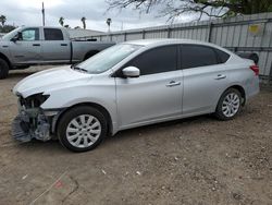 Salvage cars for sale at Mercedes, TX auction: 2018 Nissan Sentra S
