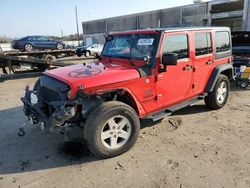 Salvage cars for sale at Fredericksburg, VA auction: 2016 Jeep Wrangler Unlimited Sport