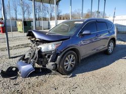 Salvage cars for sale at Spartanburg, SC auction: 2012 Honda CR-V EXL