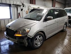Salvage cars for sale at Elgin, IL auction: 2005 Honda Odyssey EX
