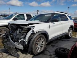 Salvage cars for sale at Dyer, IN auction: 2020 Ford Explorer XLT