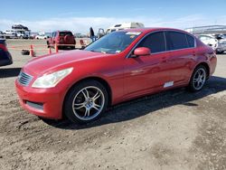 Vehiculos salvage en venta de Copart San Diego, CA: 2007 Infiniti G35