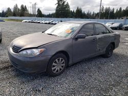 Toyota Camry LE salvage cars for sale: 2005 Toyota Camry LE