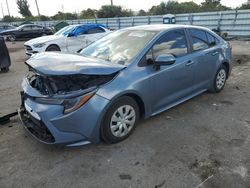 Salvage cars for sale from Copart Miami, FL: 2021 Toyota Corolla L