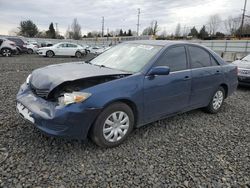 Salvage cars for sale at Portland, OR auction: 2005 Toyota Camry LE