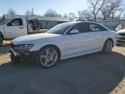 Salvage cars for sale at Wichita, KS auction: 2016 Audi A6 Premium Plus