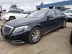 Salvage cars for sale from Copart Woodhaven, MI: 2014 Mercedes-Benz S 550 4matic