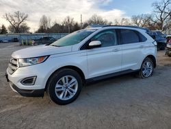 Salvage cars for sale at Wichita, KS auction: 2018 Ford Edge SEL