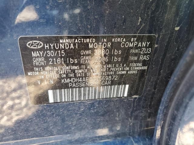 2016 Hyundai Elantra SE