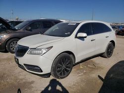Salvage cars for sale at Temple, TX auction: 2016 Acura MDX Technology