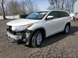 Toyota Highlander salvage cars for sale: 2014 Toyota Highlander Hybrid Limited