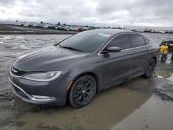 Chrysler 200 salvage cars for sale: 2015 Chrysler 200 C