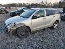 Salvage cars for sale at Windham, ME auction: 2005 Toyota Corolla Matrix Base