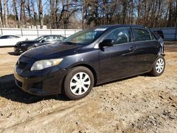 Salvage cars for sale from Copart Austell, GA: 2010 Toyota Corolla Base