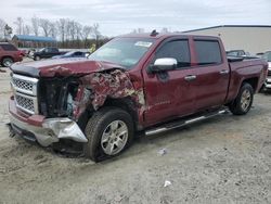 Salvage cars for sale at Spartanburg, SC auction: 2015 Chevrolet Silverado C1500 LT