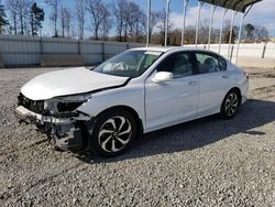 Salvage cars for sale at Spartanburg, SC auction: 2016 Honda Accord EXL