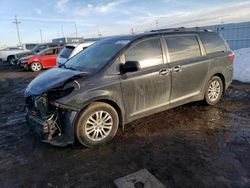 Salvage cars for sale at Greenwood, NE auction: 2017 Toyota Sienna XLE