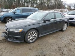 Salvage cars for sale at North Billerica, MA auction: 2017 Audi A6 Premium Plus