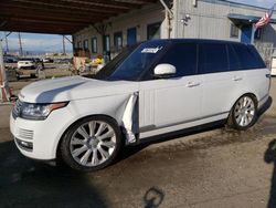 Land Rover salvage cars for sale: 2015 Land Rover Range Rover Supercharged