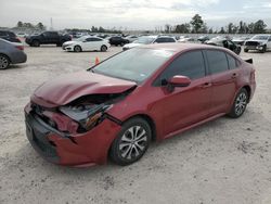 Salvage cars for sale from Copart Houston, TX: 2022 Toyota Corolla LE