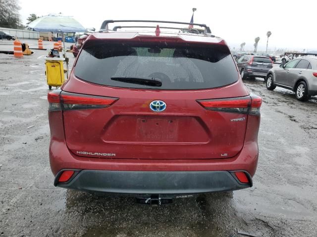 2021 Toyota Highlander Hybrid LE