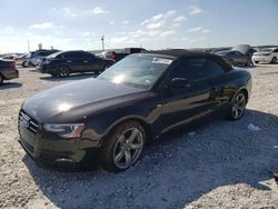 Salvage cars for sale from Copart New Braunfels, TX: 2016 Audi A5 Premium Plus S-Line