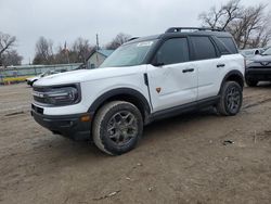 Salvage cars for sale from Copart Wichita, KS: 2022 Ford Bronco Sport Badlands
